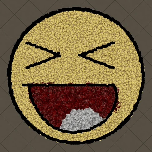 Laughing Smiley Path of Exile hideout art