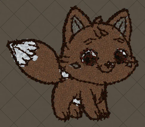Kawaii Fox Path of Exile hideout art