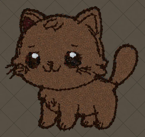 Kawaii Orange Cat Path of Exile hideout art