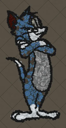 Tom with Arms Crossed Path of Exile hideout art