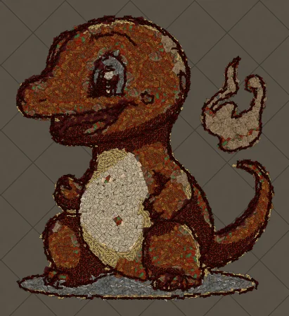 Charmander Path of Exile hideout art
