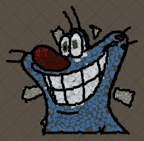 Oggy Grinning Path of Exile hideout art